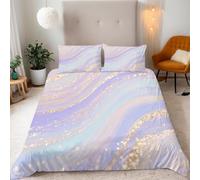 Funda Nórdica Cama 135/150 Canica Impresión 3D Microfibra Suave Ropa de Cama Estilo Moderno Funda Edredon 220x240 cm con Cremallera y 2 Fundas de Almohada 50x75 cm h.5243