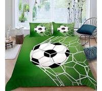 Funda Nordica Cama 135/150 Copos de Nieve Microfibra Suave 3D Funda Nórdica 220x240 Deportes Ropa de Cama con Cremallera Fundas Edredón con 2 Fundas Almohada z-1961