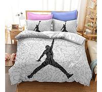 Funda Nordica Cama 135-220x240 cm Clavada Juego de Ropa de Cama de Matrimonio Microfibra para NiñOs Adultos - 1 Funda Nórdica + 2 Funda De Almohada 50x75 cm