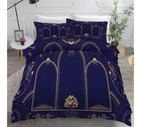 Funda Nordica Cama 135 AstrologíA, Juego de Ropa de Cama Magia Funda de Edredón Microfibra con Cremallera, Reversible Suave Funda Nórdica 200x200 cm y Funda de Almohada 50x75 cm