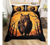 Funda Nordica Cama 135 Bosques Funda Nordica-Cama 200x200 Gran BúHo áGuila Fundas Nordicas y 2 Funda de Almohada 100% Poliester, Suave y Transpirable con Cremallera y538