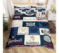 Funda Nordica Cama 135 Elementos de Hockey sobre hieloRopa de Cama Cuadros Deportivos Microfibra Suave y Cómoda con Cremallera Funda Edredon 200x200-2 Fundas Almohada 50x75 GE772