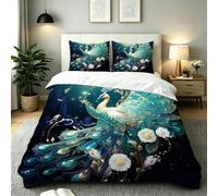 Funda Nordica Cama 135 Pavo Real Azul, ZQ9478