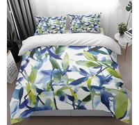 Funda Nordica Cama 150 Blanca Verde Azul Colcha 150 Microfibra Colcha Cama con Cremallera Funda Edredon Suave Colchas Cómoda Fundas Nordicas+2 Funda Almohada 50x75cm