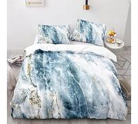 Funda Nordica Cama 150 Juvenil 220 X 240 Cm con 2 Fundas De Almohada De 40X75Cm Marmol Funda Nordica Cama 220X240 Microfibra Suave Funda De Edredón 3D Impresión 3D