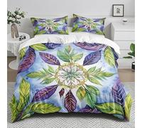 Funda Nordica Cama 150 Limón Verde Púrpura Colcha 150 Microfibra Colcha Cama con Cremallera Funda Edredon Suave Colchas Cómoda Fundas Nordicas+2 Funda Almohada 50x75cm