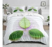 Funda Nordica Cama 150 Menta Verde Blanca Colcha 150 Microfibra Colcha Cama con Cremallera Funda Edredon Suave Colchas Cómoda Fundas Nordicas+2 Funda Almohada 50x75cm