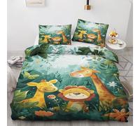 Funda Nordica Cama 180 Animales Funda Edredon Cama para Niños Adultos con Cremallera cómodo Transpirable Microfibra Fundas Nordicas 240x260 cm + 2 Fundas de Almohada 50x75 cm