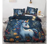 Funda Nordica Cama 180 Bestia mítica Funda Edredon Cama para Niños Adultos con Cremallera cómodo Transpirable Microfibra Fundas Nordicas 240x260 cm + 2 Fundas de Almohada 50x75 cm