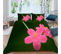 Funda Nordica Cama 180 Flores Rosas Microfibra Suave 3D Funda Nórdica 260x240 NiñOs y NiñAs Ropa de Cama con Cremallera Fundas Edredón con 2 Fundas Almohada h-2520