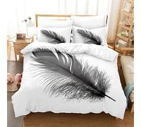 Funda Nordica Cama 180 Plumas Ropa de Cama 3D Romance de Corazón Microfibra Suave 3 Piezas Include 1 Fundas Nórdica 240x260 cm y 2 Fundas de Almohada 50x75cm B-1421