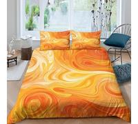 Funda Nordica Cama 180 Remolino Funda Edredon 240x260 Impresión 3DArte Abstracto Ropa de Cama Fundas de Edredón Microfibra Suave y 2 Fundas de Almohada 50x75 C/1956