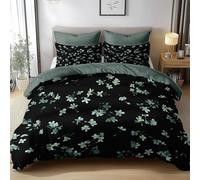 Funda Nordica Cama 90 Flor de Albaricoque, Ropa de Cama Reversible Escena del Jardin 3D Microfibra Funda Edredon 150x200 cm y 2 Fundas de Almohada con Cremallera 3 Piezas 6603-ABC