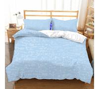 Funda Nordica Cama 90 Fórmula Física 3D Fundas Nordicas Adolescente 3pcs Ropa de Cama Microfibra Suave Funda Nórdica 135x200 y 2 Funda de Almohada 50x80 cm