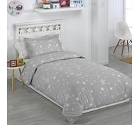 Funda Nórdica Cama Infantil Stars Color Gris Talla Cama 105 - Dhestia Home