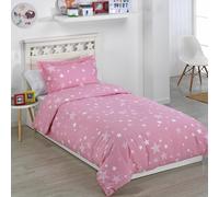 Funda Nórdica Cama Infantil Stars Color Rosa Talla Cama 105 - Dhestia Home
