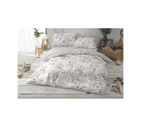 Burrito Blanco | Fundas nórdicas de Franela | Cama de 180cm. (+Medidas Disponibles) | Diseño 574 | Color Terracota (180x190/200cm.)