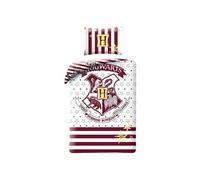 Funda nórdica Harry Potter - 1 persona - 140 x 200 cm - Blanco