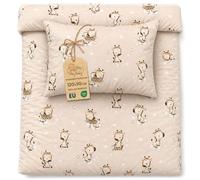 Funda Nórdica Infantil 90x120 cm Algodón Juego Funda de Almohada 40x60