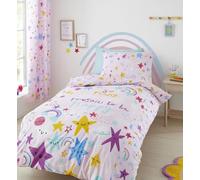 Funda Nórdica Infantil Cama 90 Happy Stars Color Blanco Talla Cama 90 - Dhestia Home