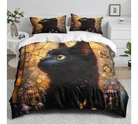 Funda Nordica Mariposa Animales Funda Nordica 220 x 240 Microfibra Colcha Respirable,Colcha Cama con Cremallera Cómoda Edredon+2 Funda Almohada 50x75cm