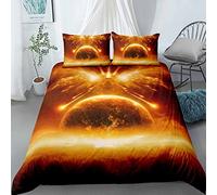 Funda Nórdica Niño 150X220 Cm Universo Creativo Galaxia Planeta Juego De Funda Nórdica, con Cierre De Cremallera 3D Impreso Ropa De Cama, Fácil De Cuidar Y Super Suave De Microfibra (1 Funda De Edre