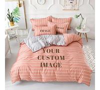 Funda nórdica Personalizada con Foto, Texto o Logotipo, Funda de edredón de Microfibra cepillada con Cremallera Oculta, Varias Medidas para Cama 80/90, 105, 135, 150/160 y 180