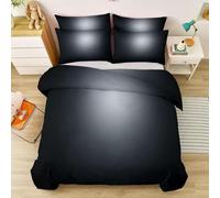 Funda Nordica Reversible Cama 105 Color Degradado 3D Funda Edredon Gris Oscuro Ropa de Cama 200x200 cm y 2 Fundas de Almohada 3 Piezas Fundas Nórdicas Microfibra 805-ABCD