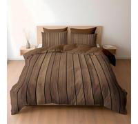 Funda Nordica Reversible Cama 150 Tablero de Madera Antiguo 3D Funda Edredon de Estilo Rústicode Madera Ropa de Cama 230x220 cm y 2 Fundas de Almohada 3 Piezas Fundas Nórdicas Microfibra 1470-ABCD