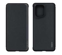 Funda Oficial Para Teléfono OPPO Find X5 Pro, Funda De Cuero Vegano PU, Negra