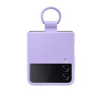 Funda Oficial Samsung Galaxy Z Flip4 de Silicona con Anilla Bora Morado