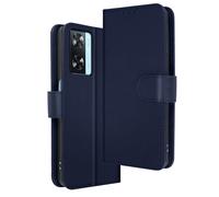 Funda Oppo A57 / A57s Tarjetero Soporte Vídeo azul