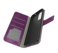 Funda Oppo Find X3 Neo Tarjetero Soporte Vídeo Magnético Morado