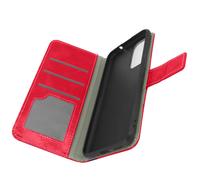 Funda Oppo Find X3 Neo Tarjetero Soporte Vídeo Magnético Rojo