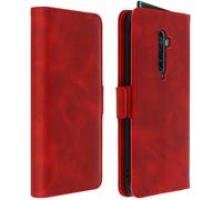 Funda Oppo Reno 2 cartera Función soporte - Rojo