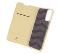 Funda Oppo Reno 4 Tarjetero Soporte Dux Ducis Dorado