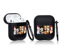 Funda Oqplog para Airpod 2/1 - Dise o de anime de dibujos animados de la familia Hero, linda y divertida funda de silicona suave en 3D para Airpo