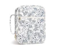 Funda organizadora de algodón reutilizable, diseño plano, espacio de almacenamiento adicional, estudio, hogar, viajes, funda acolchada para mujer, c, Talla única