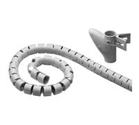 Funda organizadora de cables Genérica Recubrimiento gris 2,5 m diámetro 20 mm