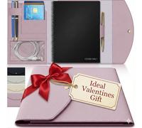 Funda organizadora de lujo para Rocketbook, planificador, cuaderno, tamaño carta, A4, piel sintética suave, perfecta para cohetbook para Core, Panda, Fusion, funda inteligente para cuaderno,