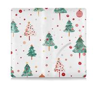 Funda organizadora de piel con diseño de círculos con elementos navideños sobre fondo blanco para registro de automóviles y tarjetas de identificación, para documentos esenciales, licencia de