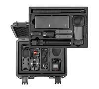 Funda organizadora para Insta360 X5, doble capa, gran capacidad, IP67, impermeable, funda de transporte rígida de viaje para Insta 360 X5 X4, accesorios de asa de tiempo