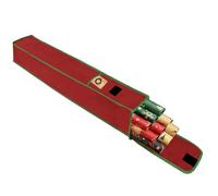 Funda Organizadora para Papel de Regalo, 1 Unidad, Tela Oxford 600D Impermeable y Resistente, con Bolsillos, 78x13 cm, Rojo