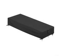 Funda Oxford para diván de patio al aire libre con agua, muebles, cordón configurable, tela resistente para revestimiento de poliuretano, resistente al viento, 210 x 75 x 30 cm, clips de salón (200 x
