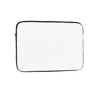 Funda Oxford para portátil de 15 pulgadas, color blanco puro | Oxford resistente a salpicaduras con acolchado de espuma. Se adapta a portátiles de 15 pulgadas. Delgado para mochila con
