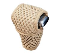 Funda palanca de cambios Cubierta Pomo Cambio Marchas Para Coche Cubiertas Protectoras Mango Antideslizante Engranaje Universal Accesorios Interior Coche Automáticos Palanca Cambio Manual(Beige)