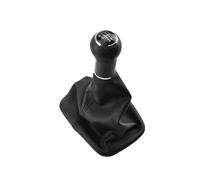 Funda palanca de cambios Palanca de cambio de marchas de 5 velocidades para coche, polaina para VW, Golf 2, 3, 4, Cabrio, Polo, 6N1, 6N2, Passat 35i Pomos de Palanca de Cambios(5 Speed-Black)