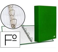 Funda Paper Coat 4 Aros 40mm Forro PVC Folio Verde