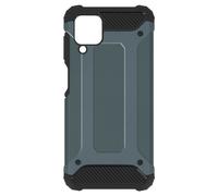 Funda para A12 Híbrido Diseño Relieve Anticaídas Defender II Azul Oscuro