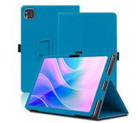 Funda para Acer Iconia A16-M1N 16 Pulgadas, Acer Iconia A16-M1N Tablet Funda, Funda Protectora Plegable con Soporte para Lápiz y Correa para la Muñeca, Protección Total. (Azul Claro)